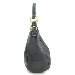 Prada grained Daino Hobo leather Bag bag Shoulder Black Vitello